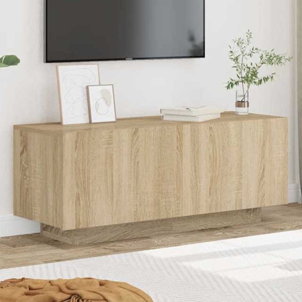 vidaXL 2 Door Sonoma Oak TV Cabinet Image 1
