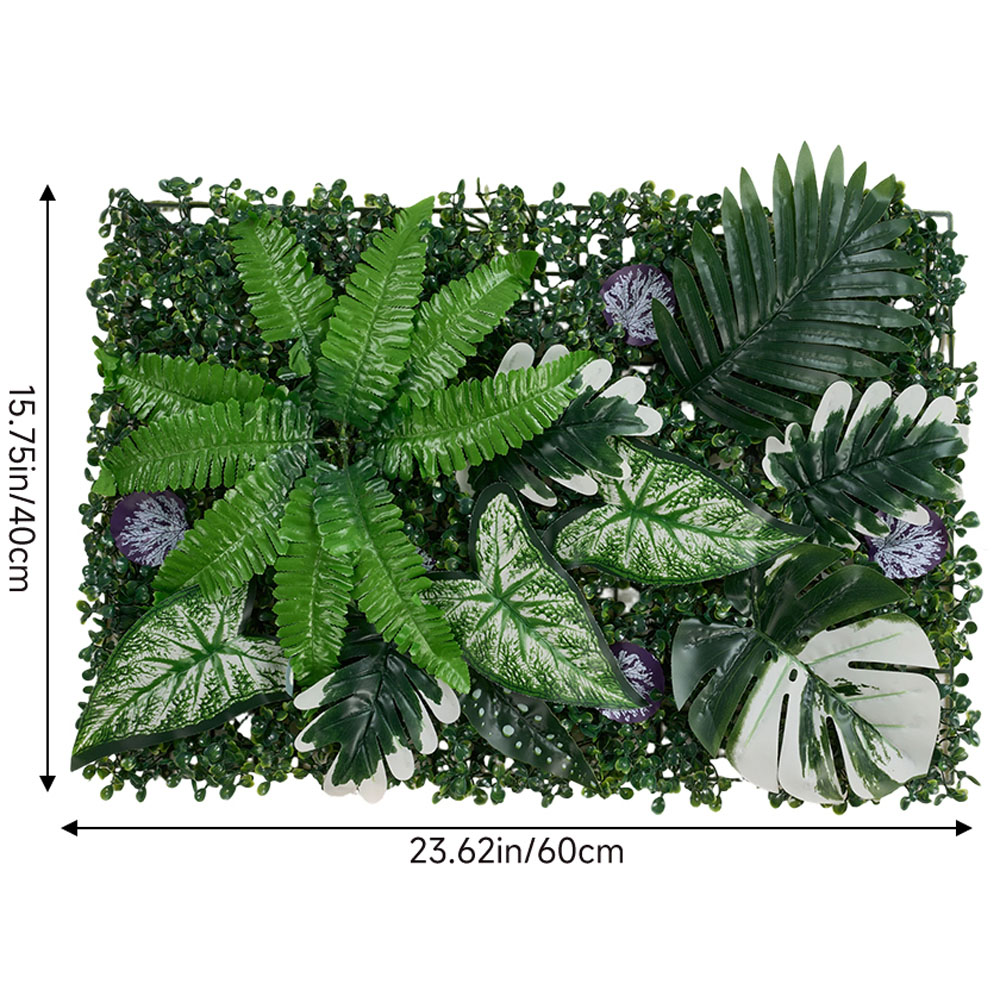 Living and Home Green Artificial Plant Wall Panel 40 x 60cm Image 7