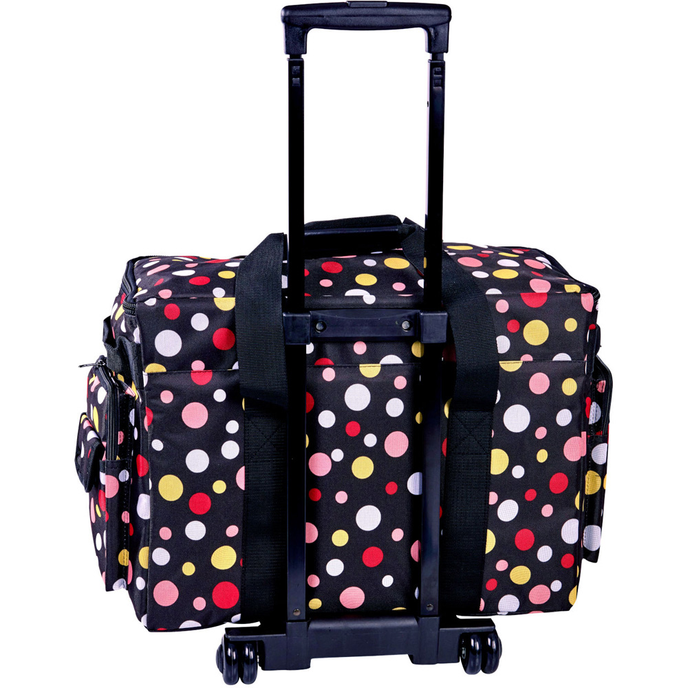 Sewing Online 006106-BM Black Multicolour Spot Sewing Machine Trolley Bag 51 x 38 x 28cm Image 3
