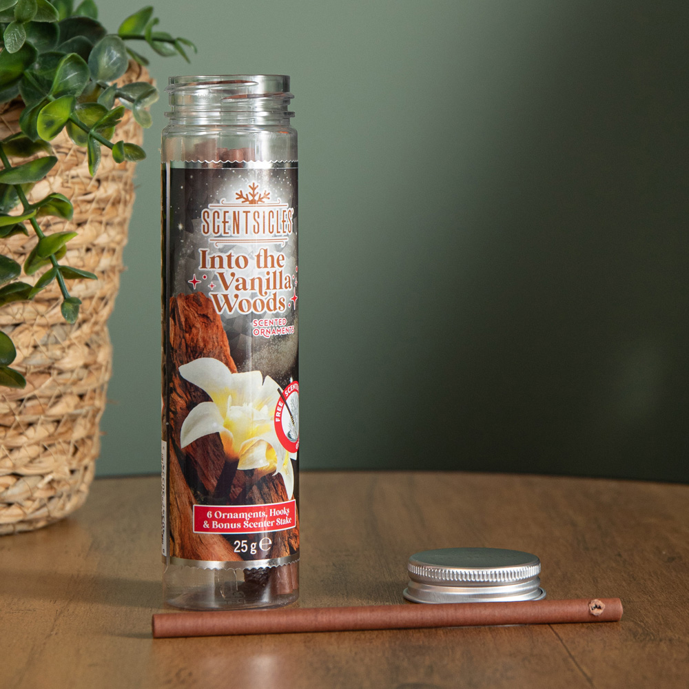 Samuel Alexander Into The Vanilla Woods Scented Christmas Scentsicles with Hooks 25g Image 3