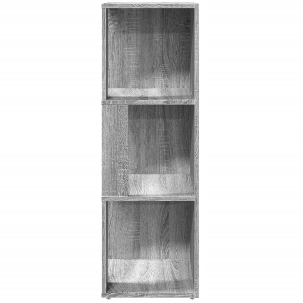 vidaXL 3 Shelf Grey Sonoma Oak Corner Cabinet Image 4