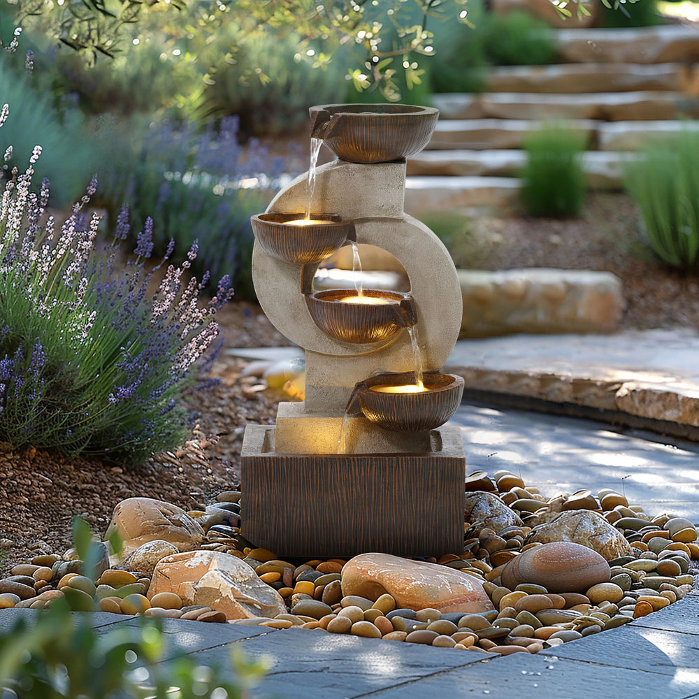 Charles Bentley Nile Mains Powered Cascading Water Feature Image 2
