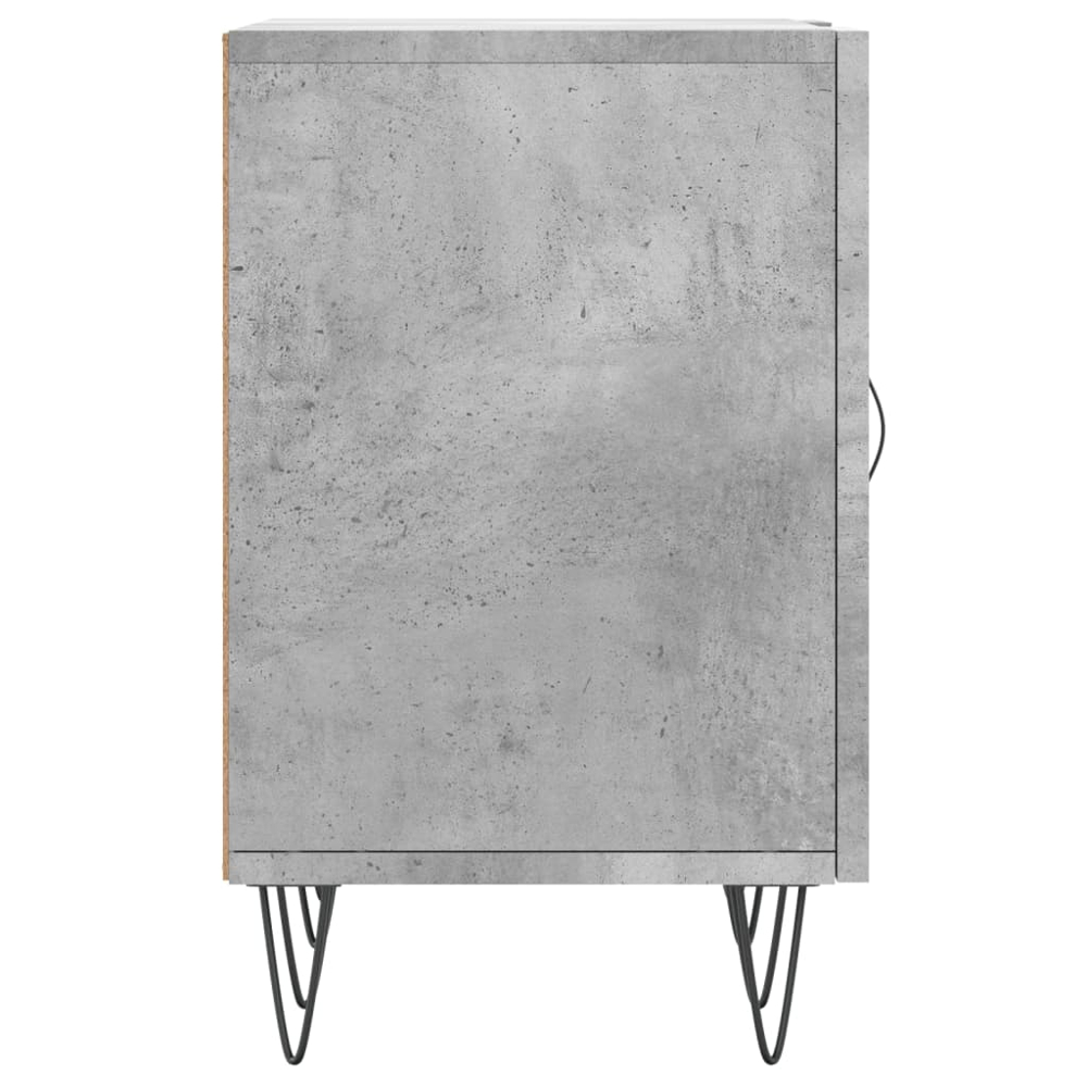 vidaXL 2 Door 2 Shelf Concrete Grey TV Cabinet Image 7