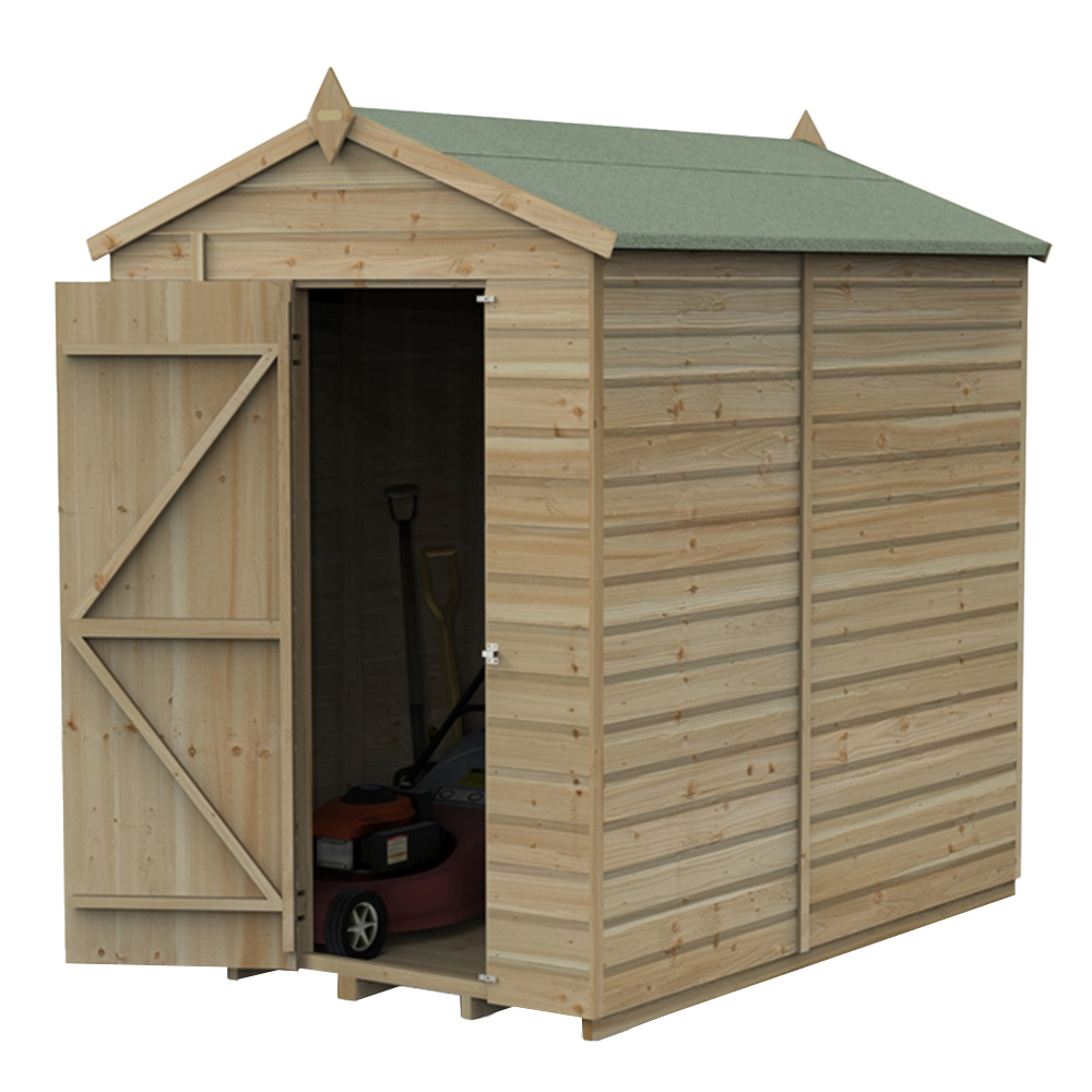 Forest Garden 5 x 7ft Beckwood Apex Shed Image 1