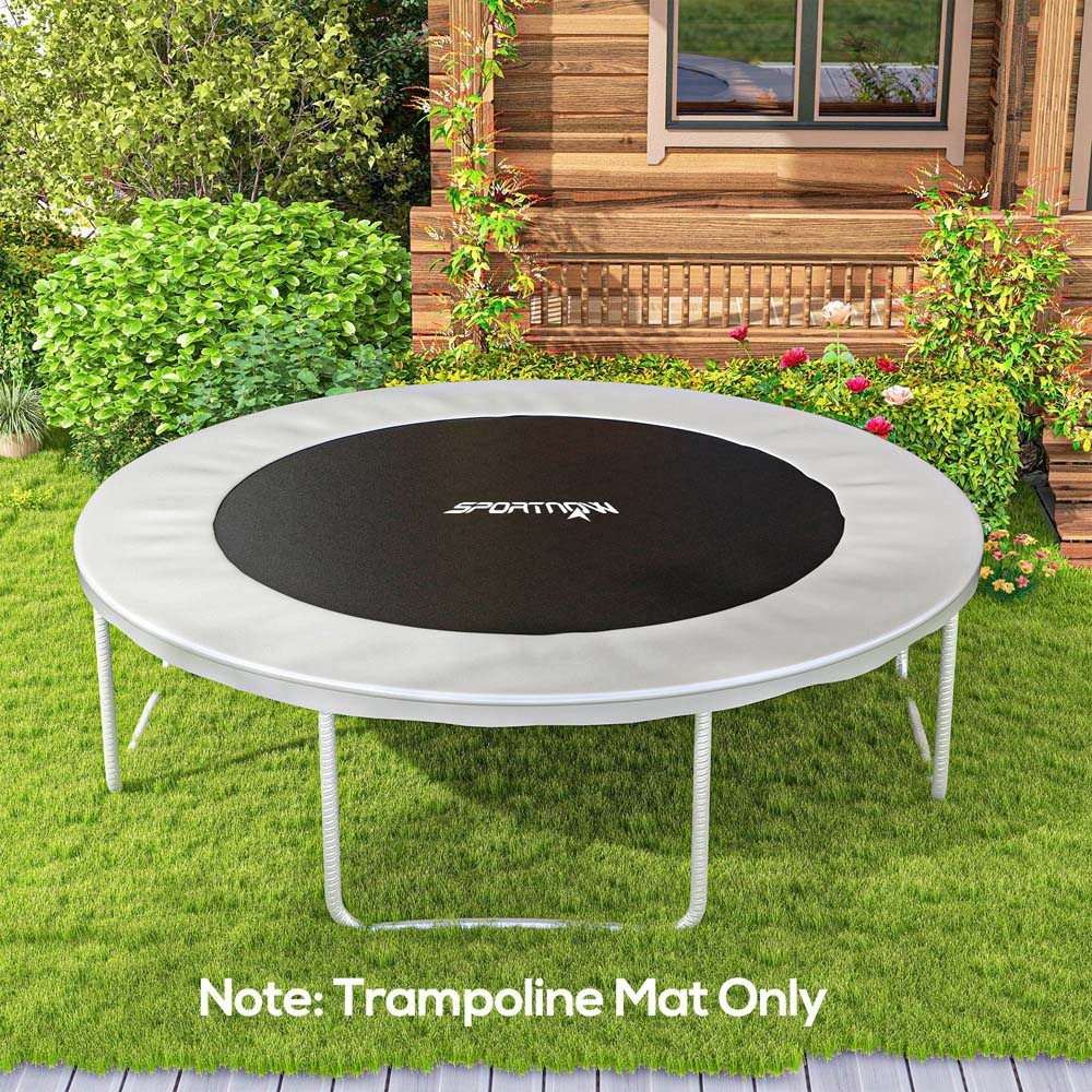 SPORTNOW 10ft Black Trampoline Mat with 54 V-Hooks Image 4