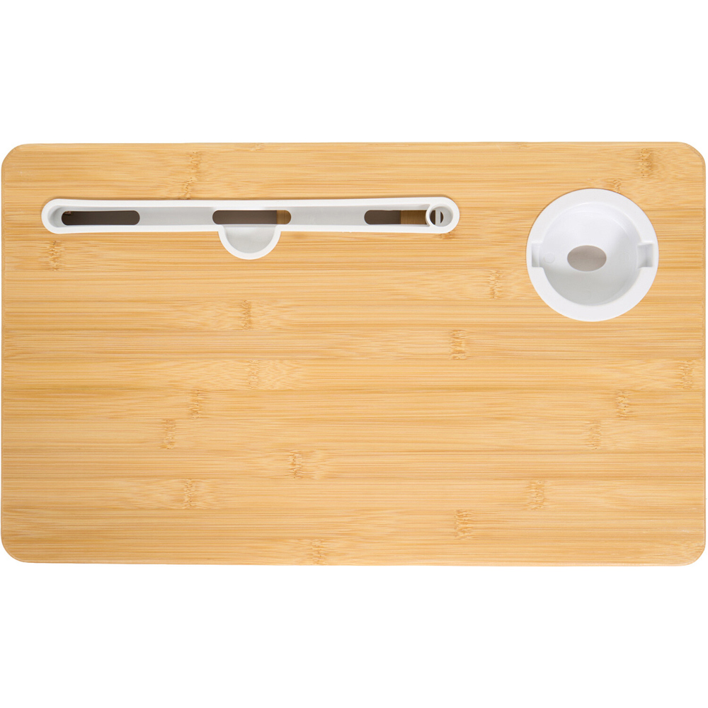 Foldaway Bamboo Laptop Table Natural Image 2