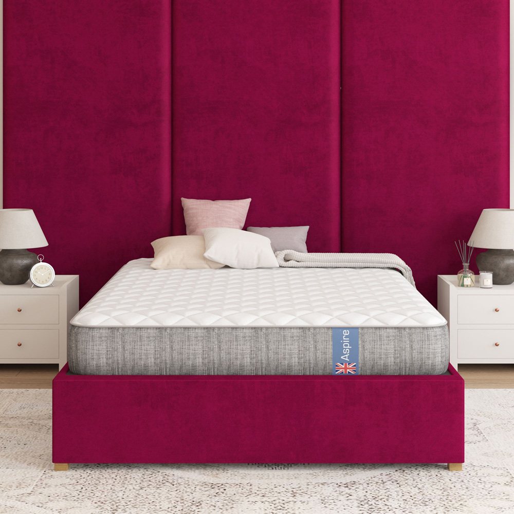 Aspire Small Double Pocket Memory Foam Tension Relieving Mattress Image 2
