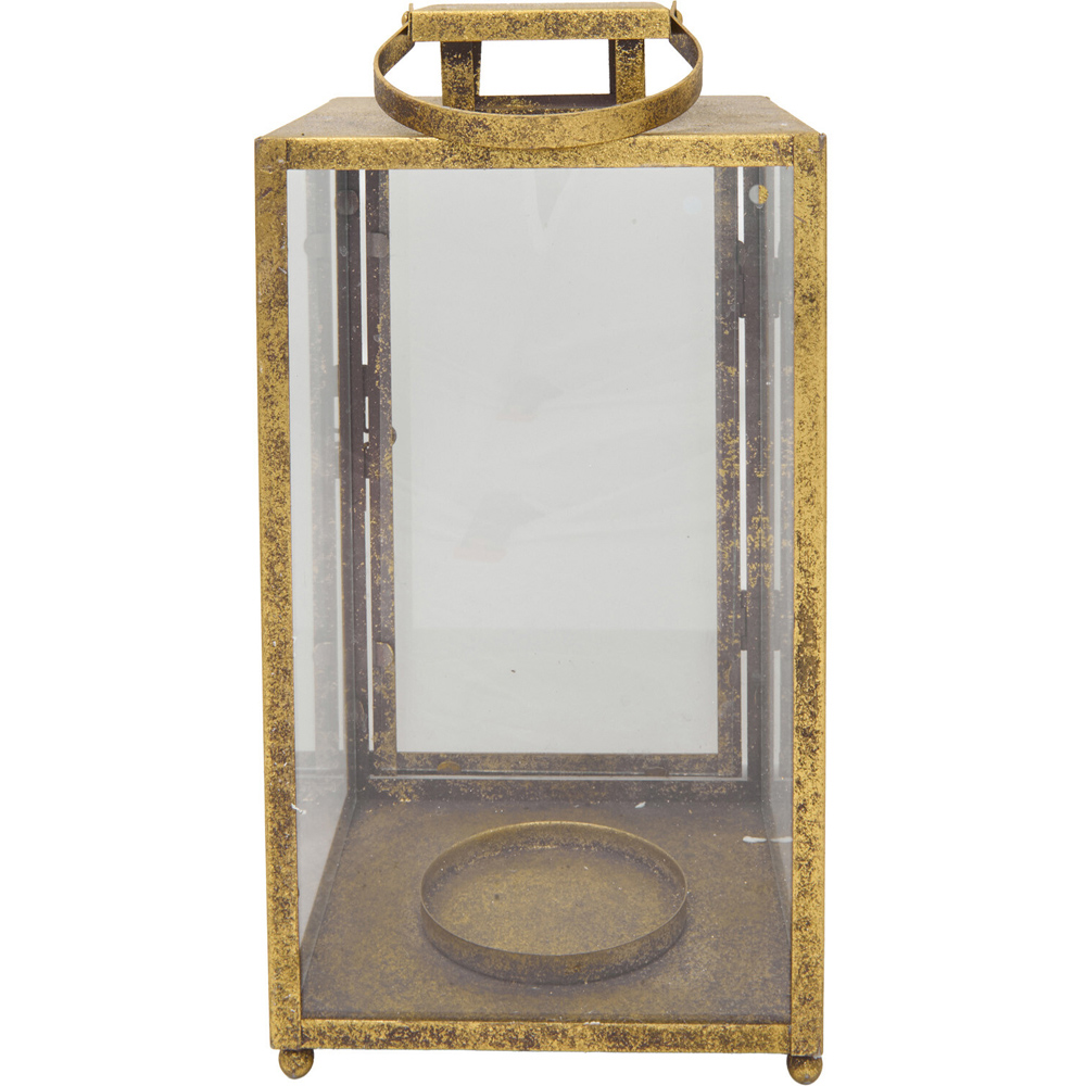 Antique Finish Lantern Gold Image 4