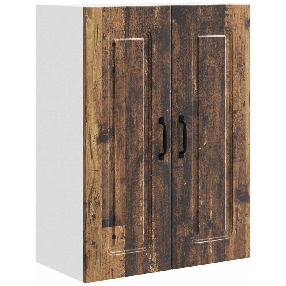 vidaXL Kalmar 2 Door Old Wood Wall Kitchen Cabinet Image 2