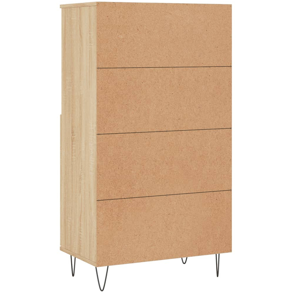 vidaXL 2 Door 2 Shelf Sonoma Oak Highboard Image 8