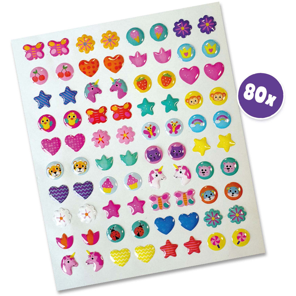 SES Creative Stick-On Earrings Set Image 3