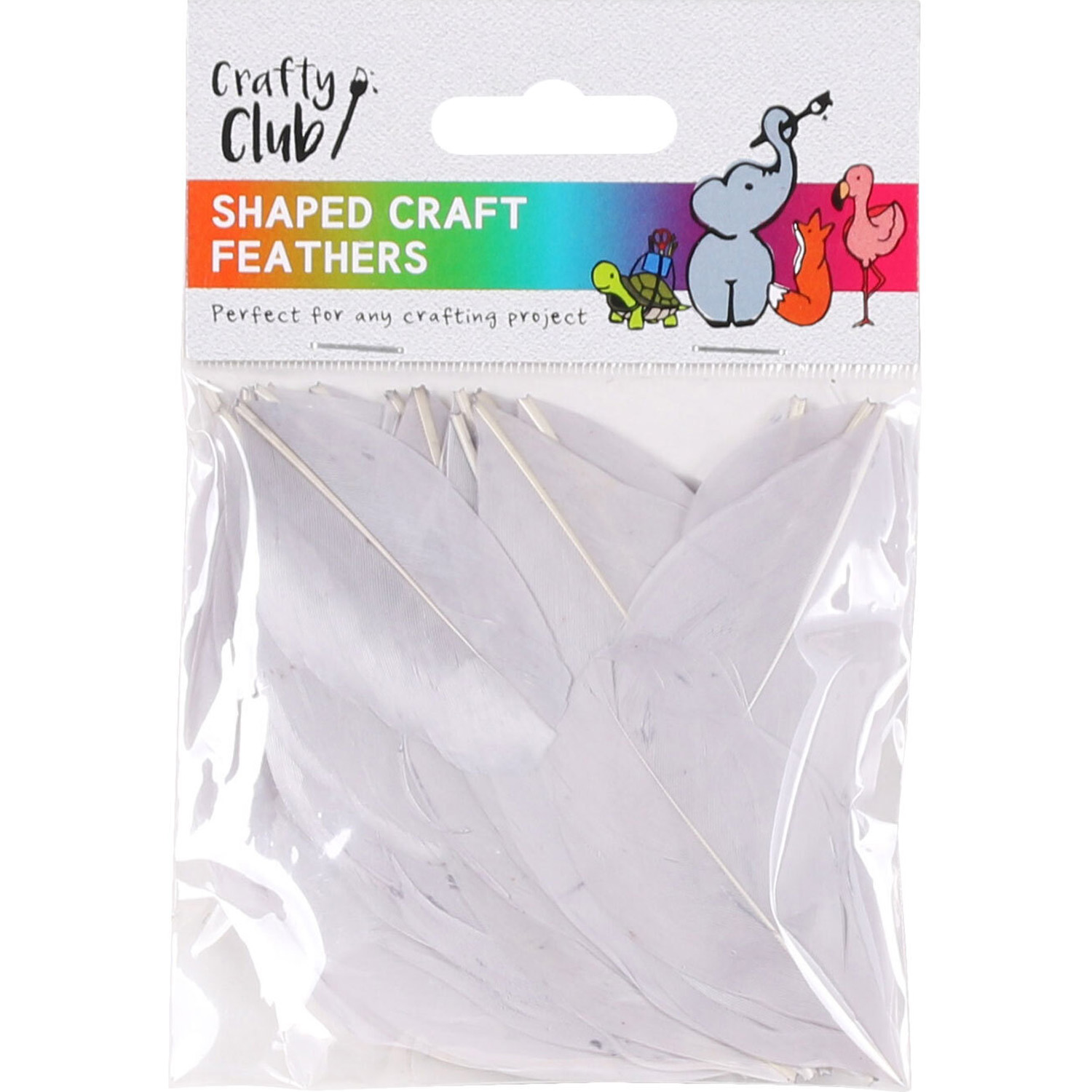 Crafty Club Shaped Craft Feathers Image 1
