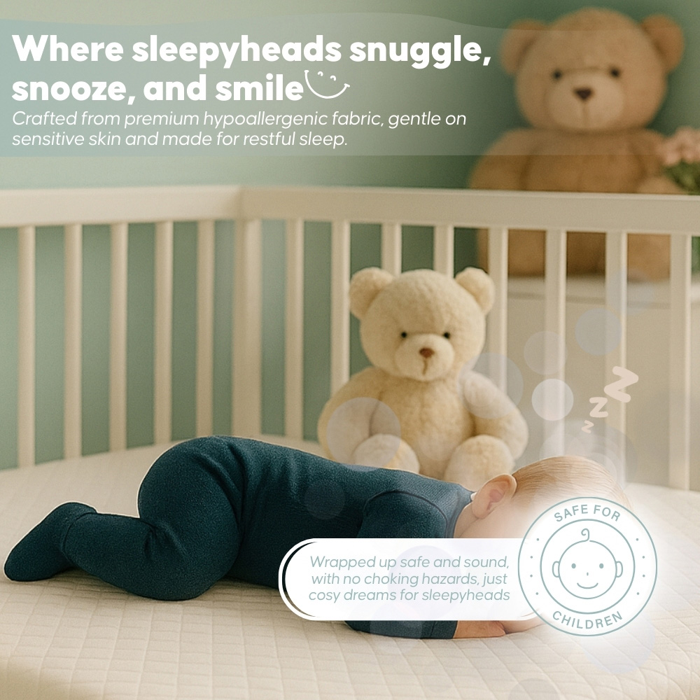 Bump and Beyond White Breathable Firm Support Waterproof Baby Cot Bed Mattress 140 x 70 x 5cm Image 3