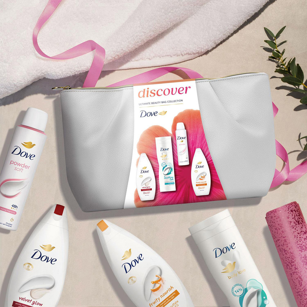 Dove Discover Ultimate Beauty Bag Gift Set 4 Pack Image 2