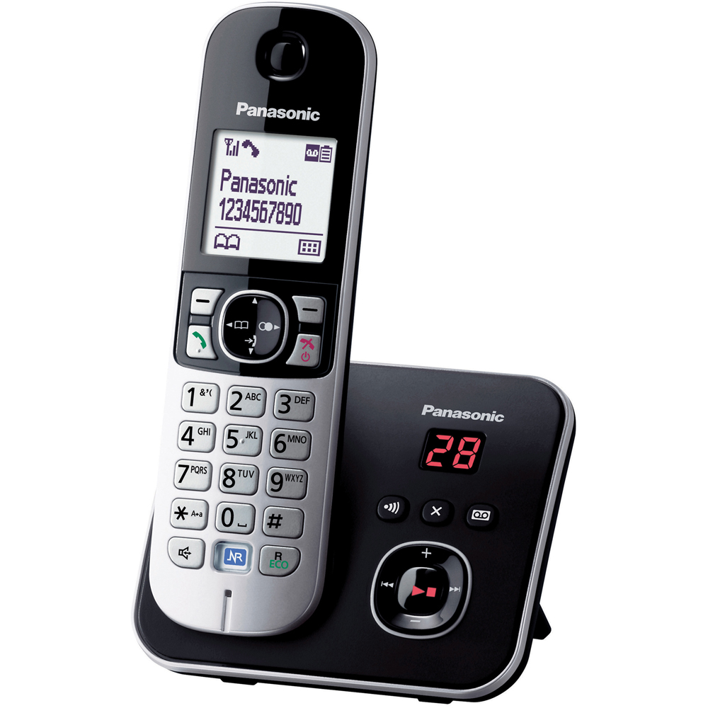 Panasonic KX-TG6821EB Cordless Phone with Answer Machine Image 1