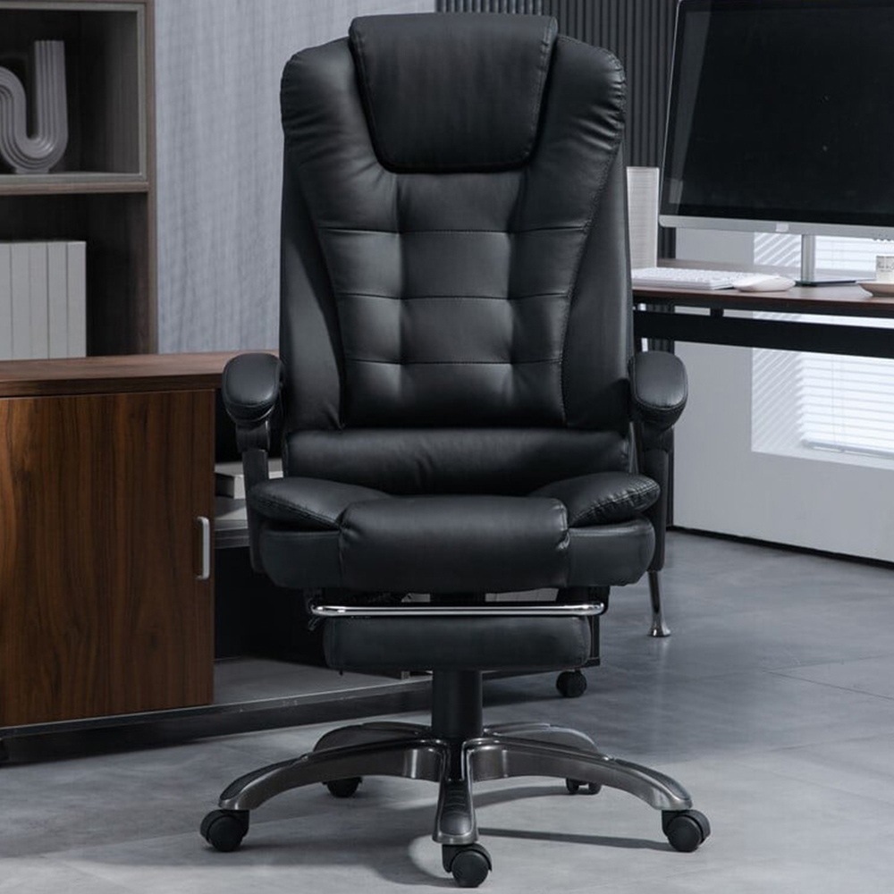 Heated Massage Chair - Black Image 1