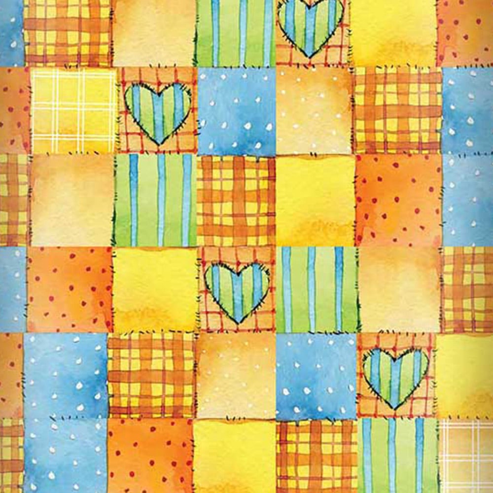 Warren Reed Designer Mini Cabin Baby Watercolour Blanket Pattern Suitcase Image 3