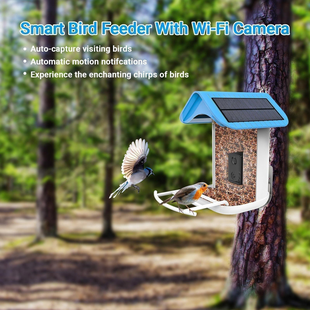 Callow Smart Solar Digital Bird Feeder with Wi-Fi Camera Image 7