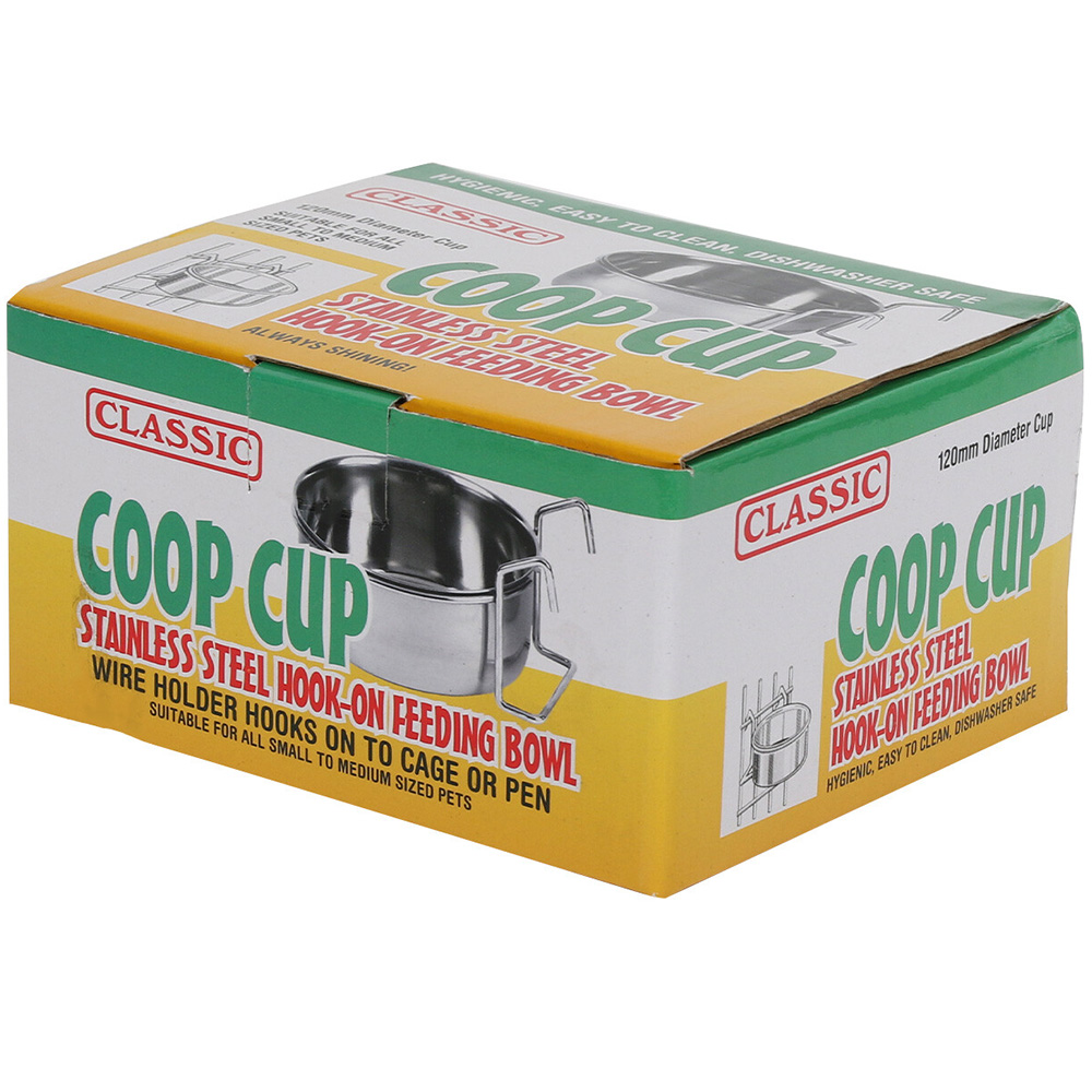 Stainless Steel Hook On Coop Cup - 75mm Image
