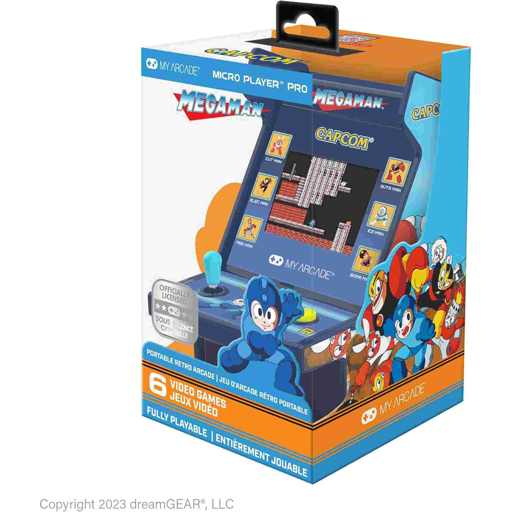 My Arcade 6-in-1 Mega Man Micro Player Pro Portable Retro Game Cabinet Image 4