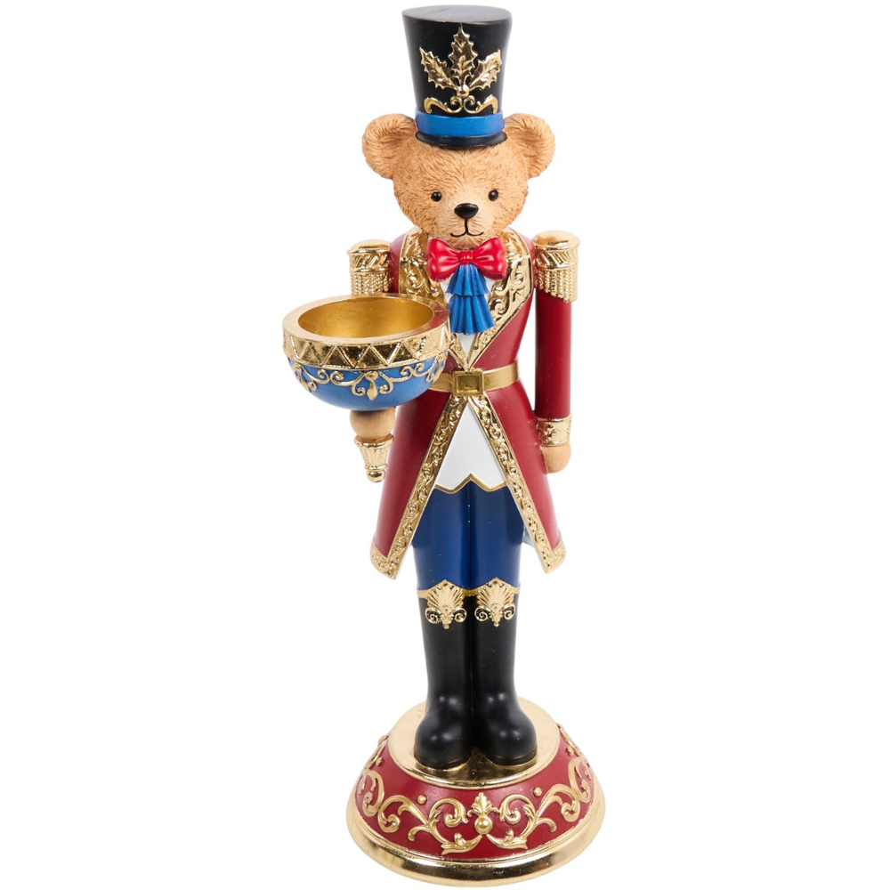 Christmas Bear Tea Light Holder Image 1