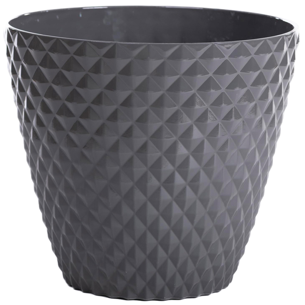 Thompson & Morgan Slate Grey Diamond Planter 35 x 39.5cm Image 1