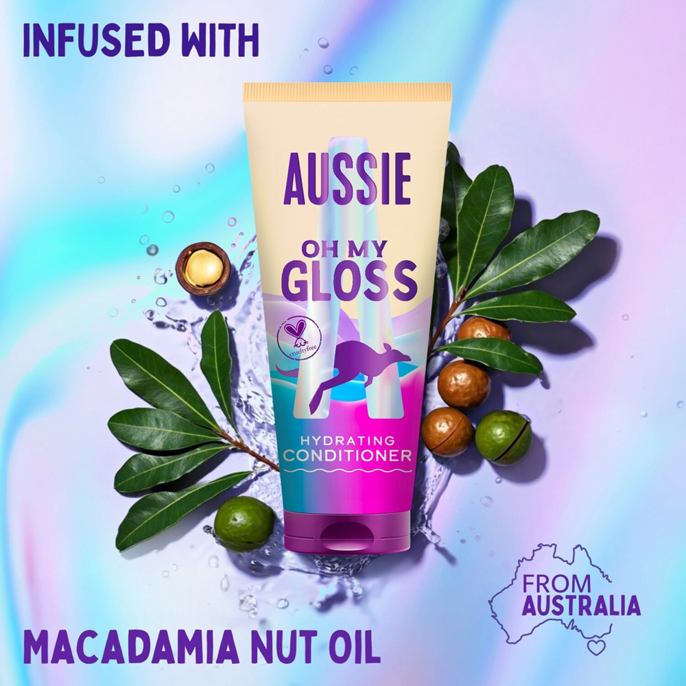 Aussie Oh My Gloss Hydrating Conditioner Image 4