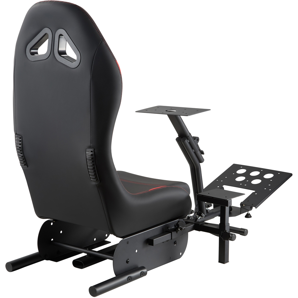 TTAP Nurburg Black and Red Faux Leather Racing Gaming Chair Image 6