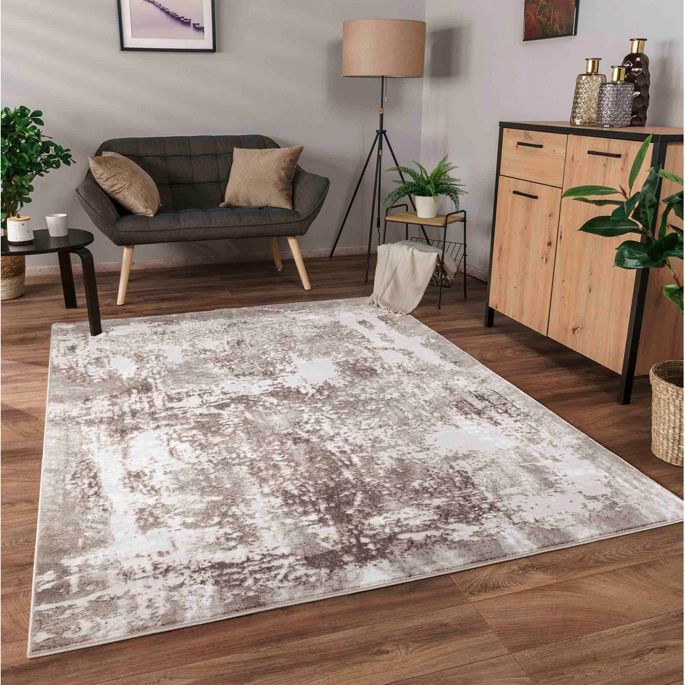 Desire Rugs Serenity Stone Abstract Acrylic Rug 160 x 230cm Image 4