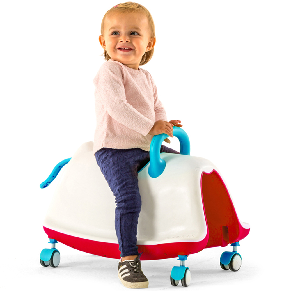 Chillafish Trackie 4 in 1 Blue Red Ride On Play Train Image 3