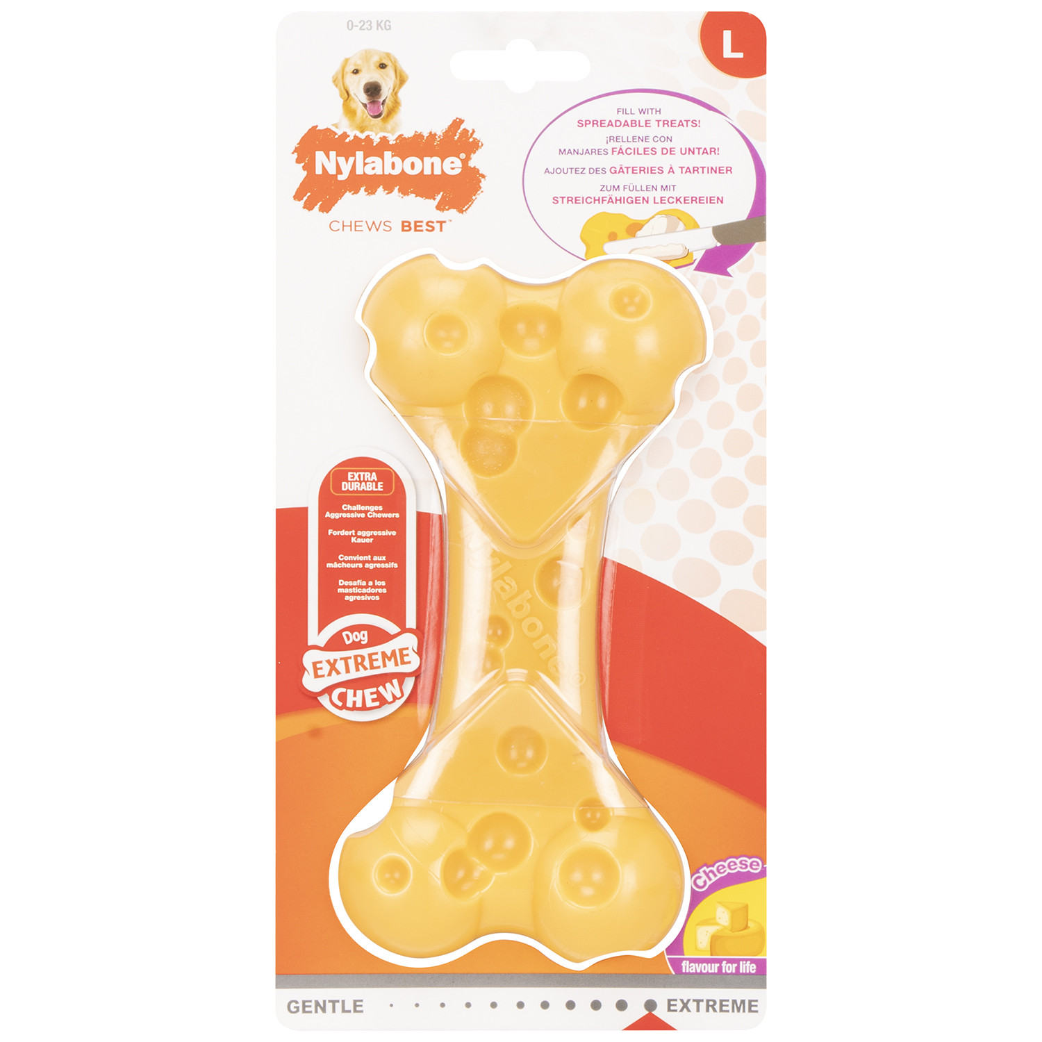 Nylabone Extreme Cheese Bone Chew Image