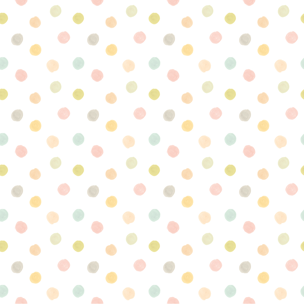 Hoopla Walls Peekaboo Dotty Pastel Riot Wallpaper Image 1