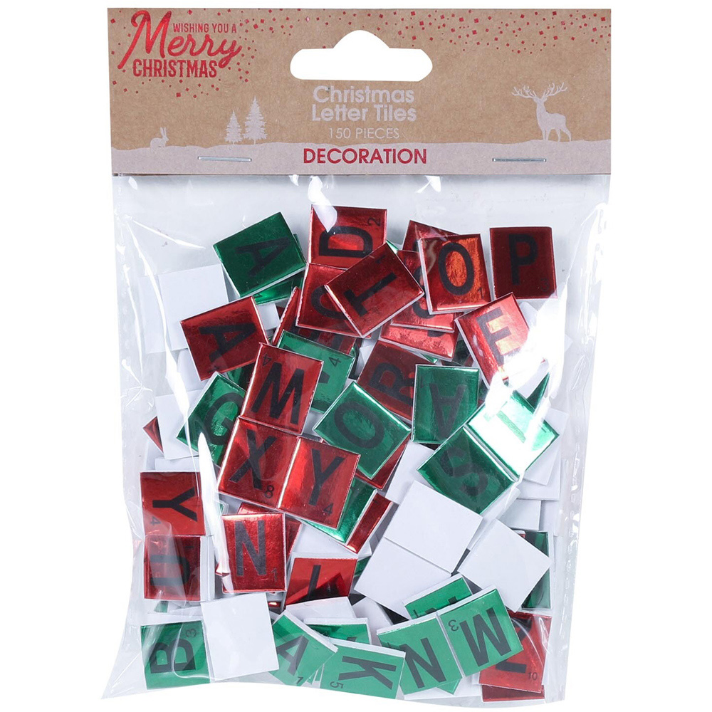 Art Studio Pack of 150 Christmas Letter Tiles Image