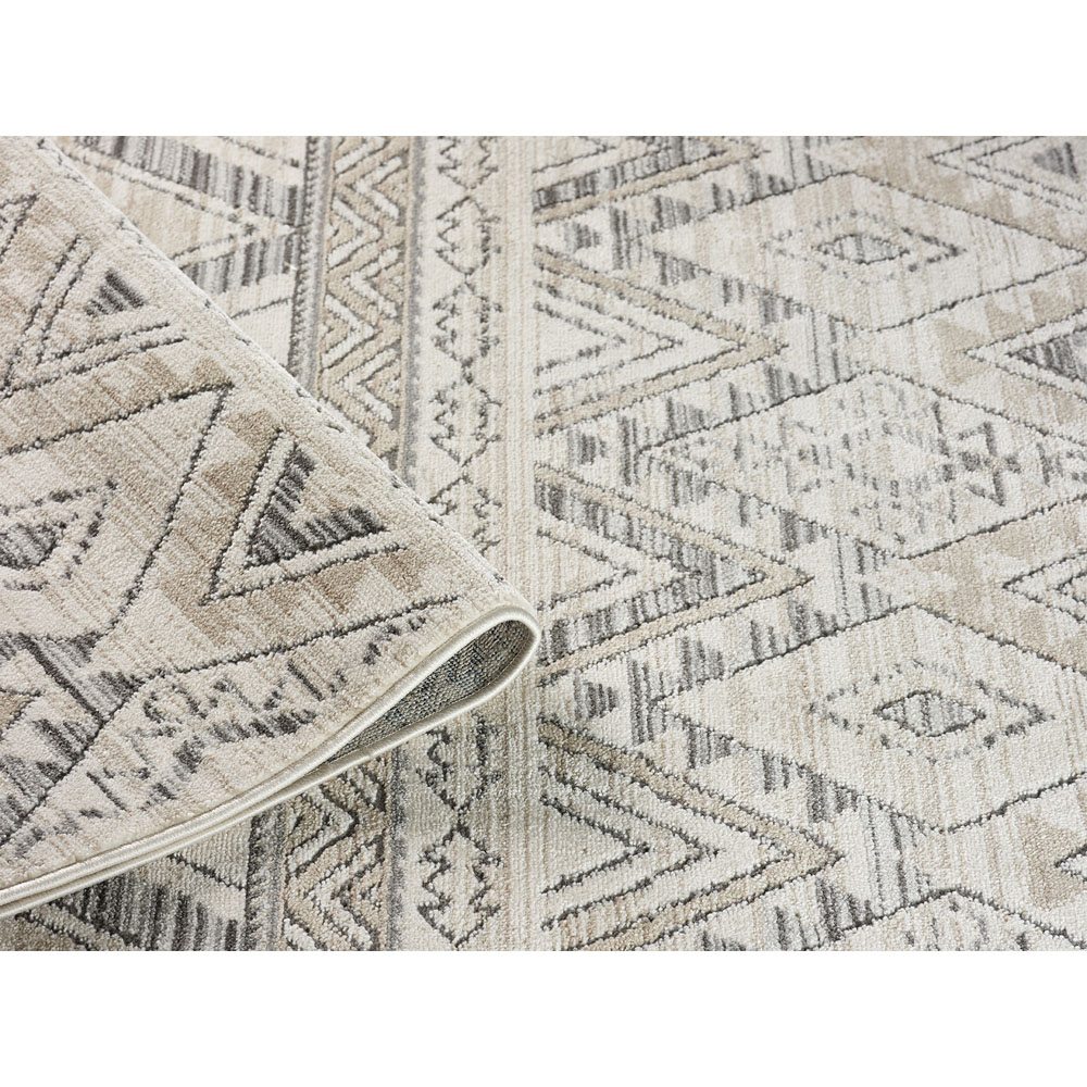 Portland Urco Omega Delta Cream Non Slip Rug 160 x 230cm Image 3