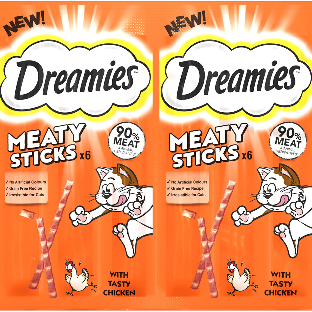 Dreamies Meaty Sticks with Chicken 30g Image 3