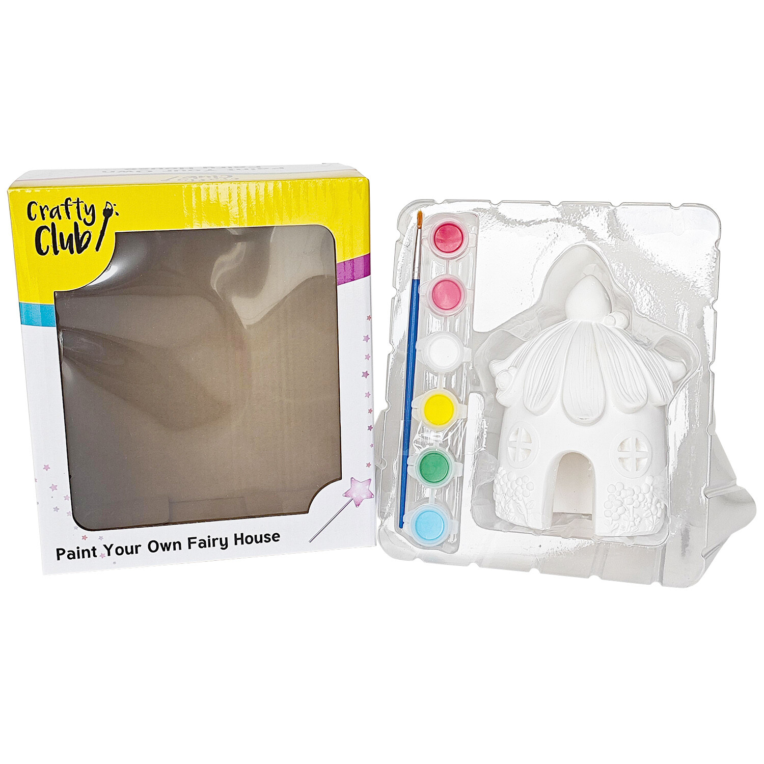 Paint Your Own Fairy House - White Image 4