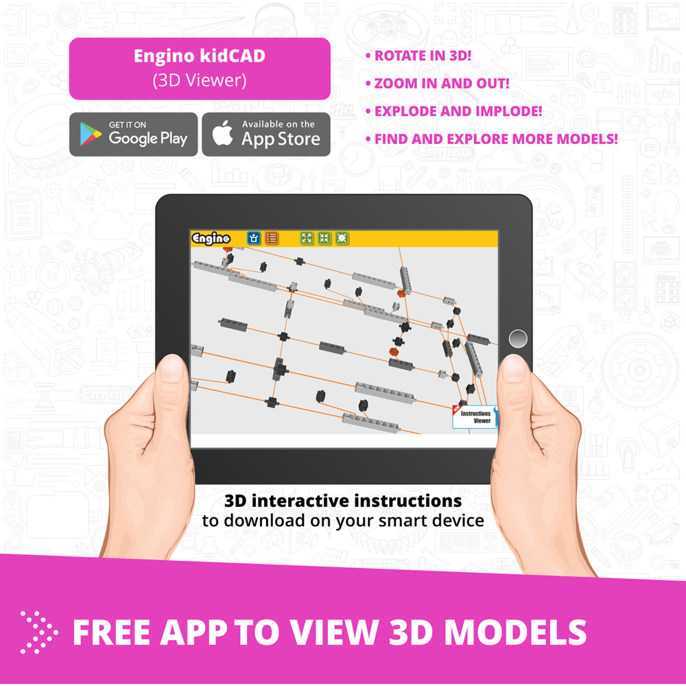Engino Creative Builder 20 Models Designer Set Image 5