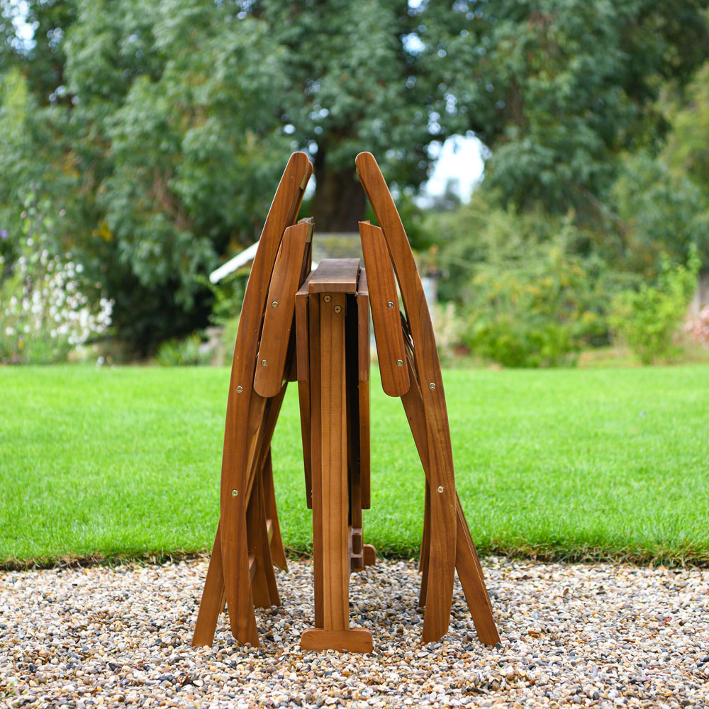 Garden Gear 4 Seater Acacia Dining Set Image 4