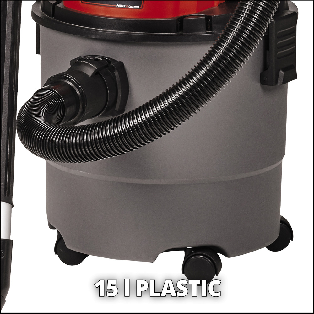 Einhell Power X-Change TC-VC 18/15 Li-Solo Cordless Wet and Dry Vacuum Cleaner Image 9