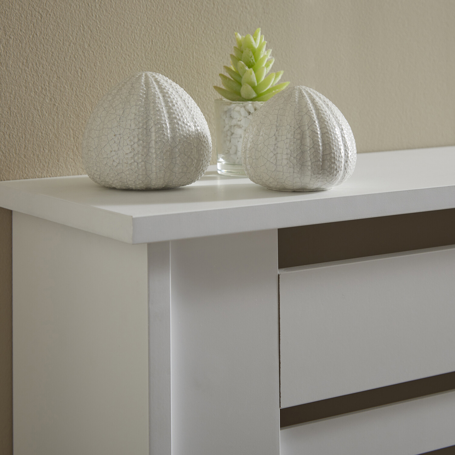 Contemporary Radiator Cabinet White Medium Image 5