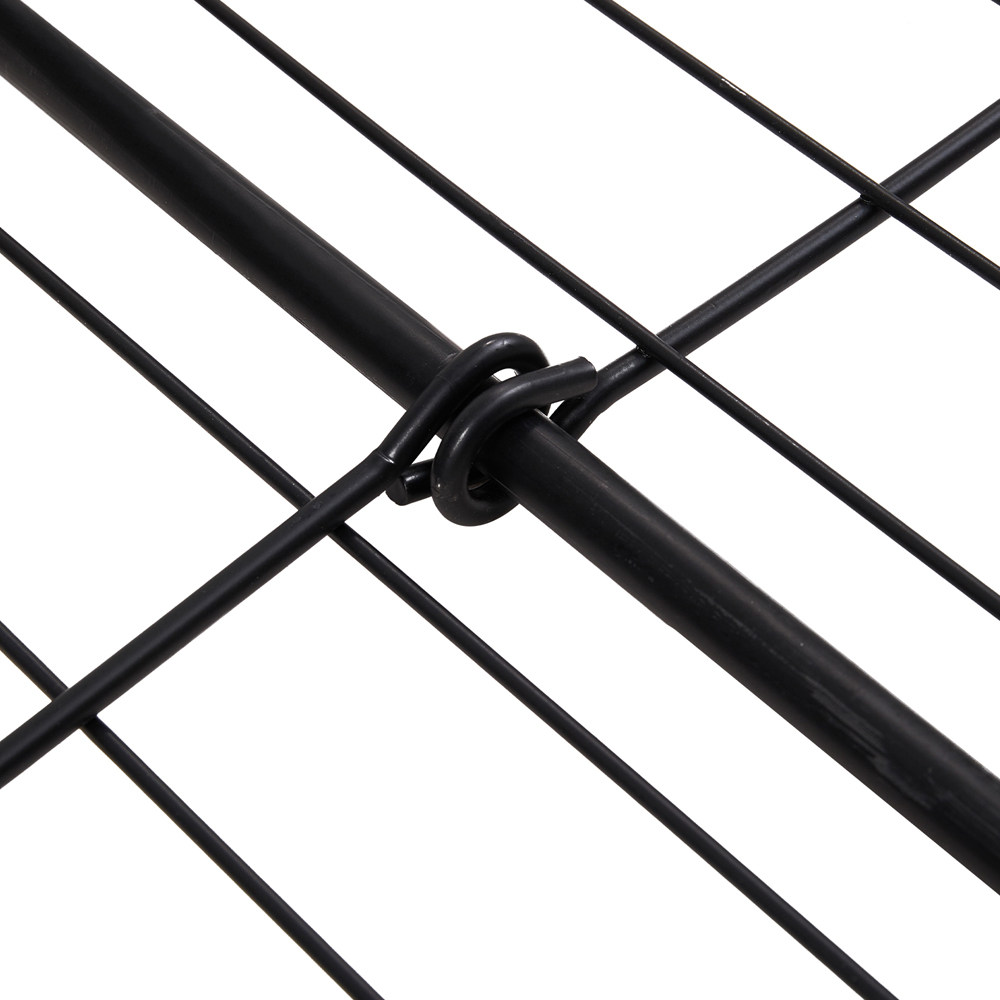 Living and Home 5 Piece Metal Garden Fence Set 83 x 64cm Image 5