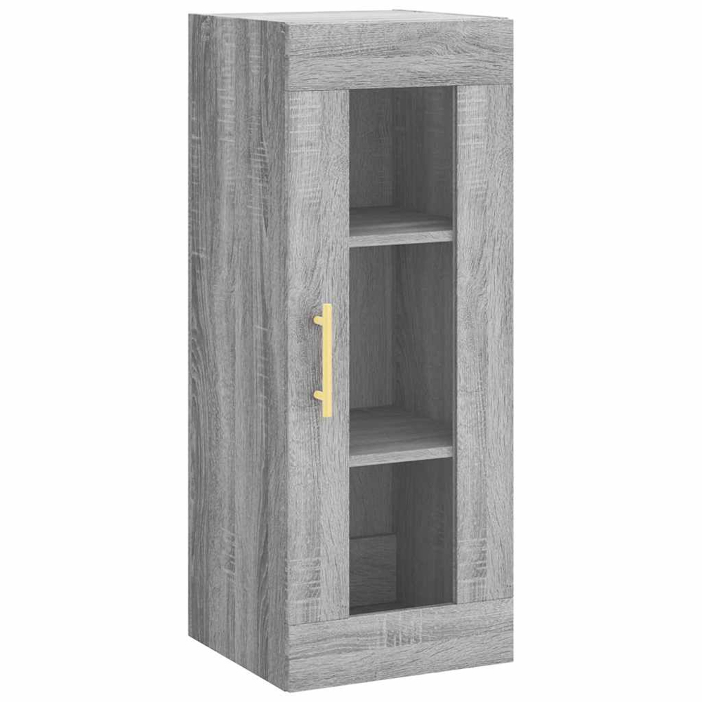 vidaXL 4 Door Grey Sonoma Highboard Image 7