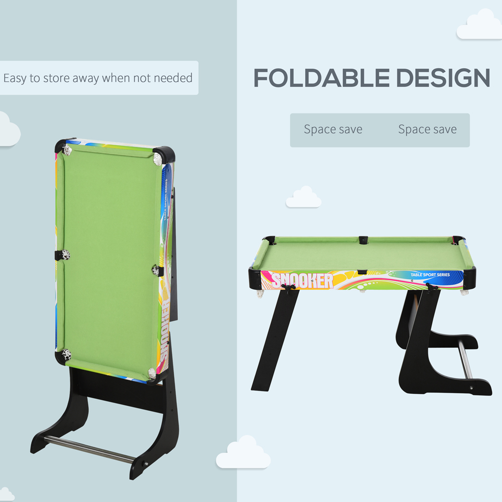 HOMCOM 4-in-1 Multi Arcade Gaming Table Image 7