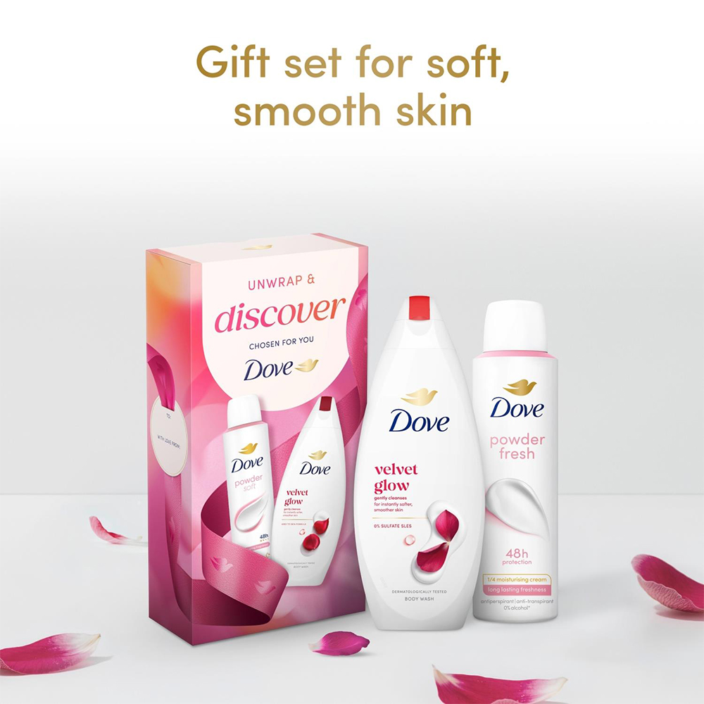 Dove Unwrap and Discover Duo Gift Set 2 Piece 4 Pack Image 4