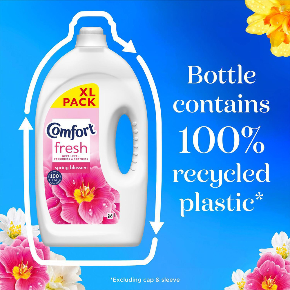 Comfort Fresh Spring Blossom Liquid Fabric Conditioner 80 Washes 2.4L 4 Pack Image 8