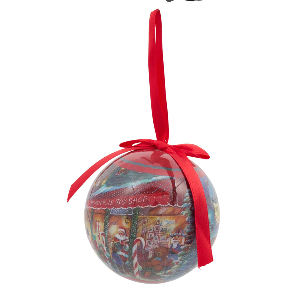 Set of 7 Christmas Retro Baubles Image 8