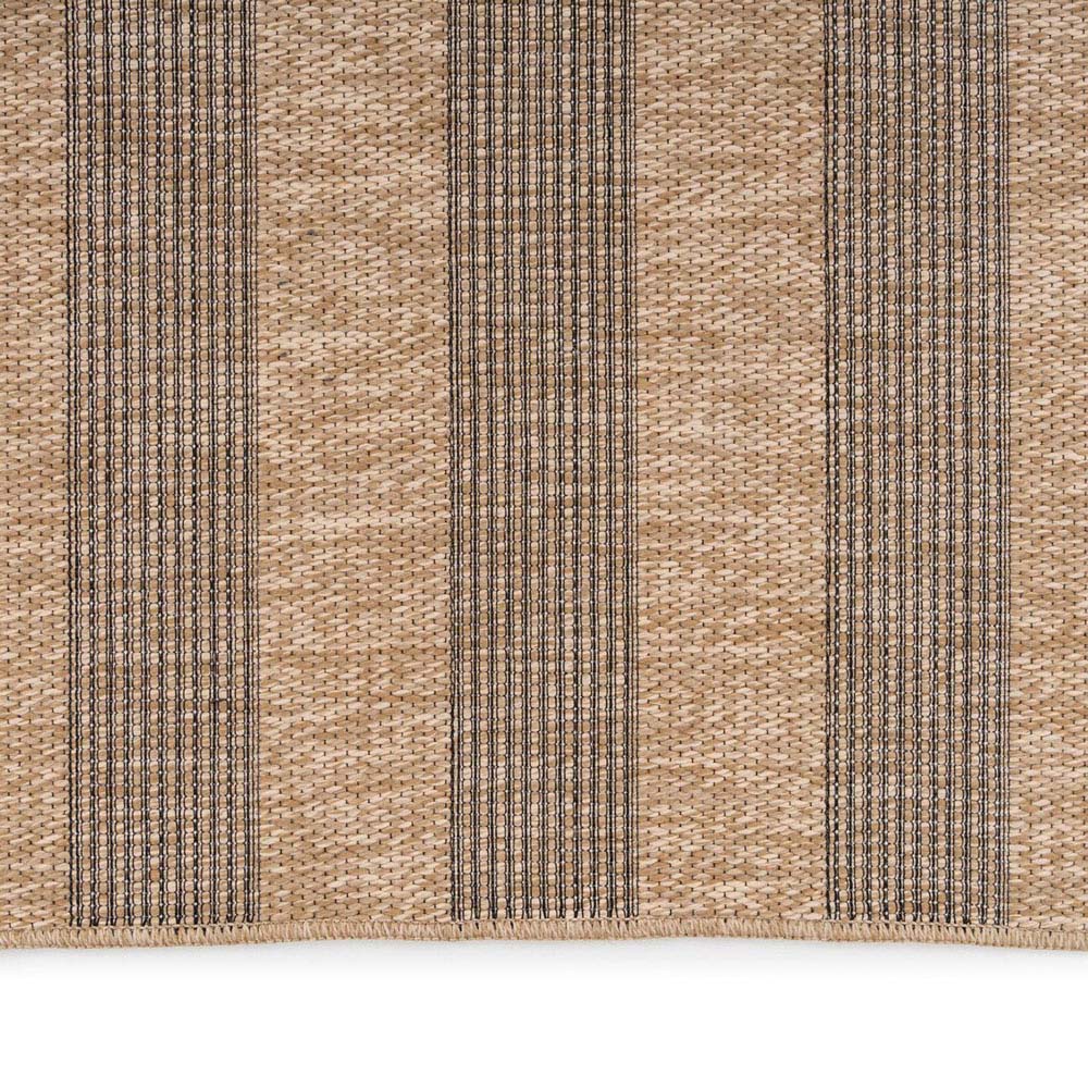 Kukoon Neutral Striped Handmade Rug 60 x 240cm Image 3