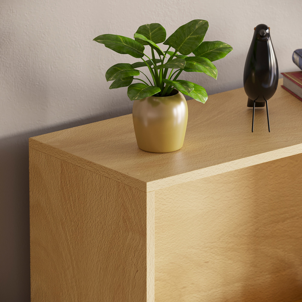 Vida Designs Cambridge 5 Shelf Oak XL Bookcase Image 3