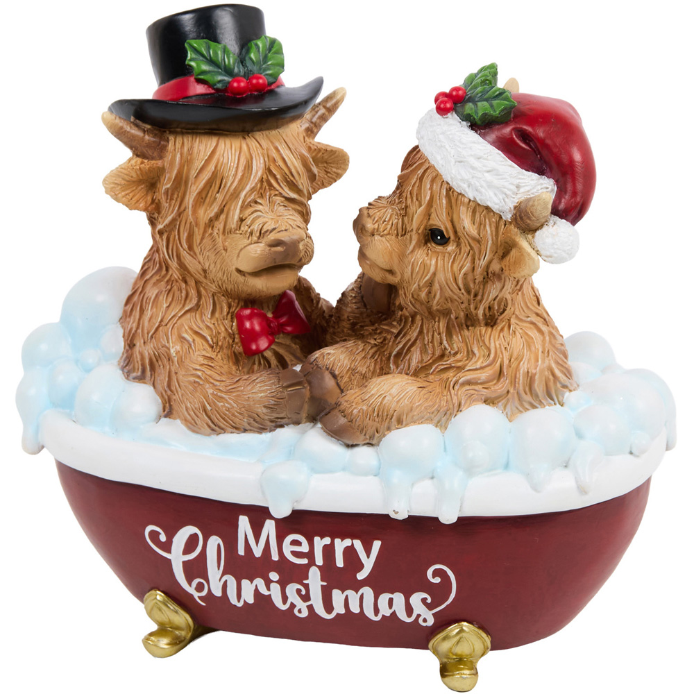 Bubble Bath Highland Cows Decoration Image 2