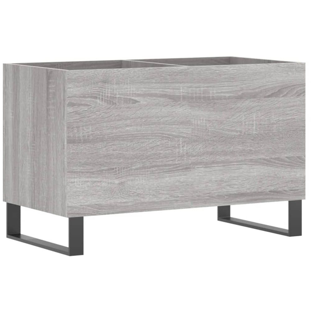 vidaXL Grey Sonoma Record Cabinet Image 6
